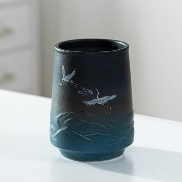 Handcrafted Birds Ceramic Cup